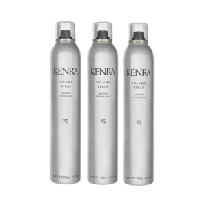 KENRA #25 VOLUME SPRAY 10 OZ. PACK OF 3 CANS, SUPER HOLD FINISHING HAIR SPRAY