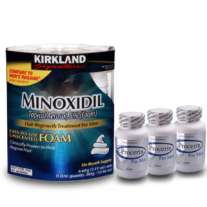 KIRKLAND MINOXIDIL 5% EXTRA STRENGTH AND PROCERIN VALUE PACK